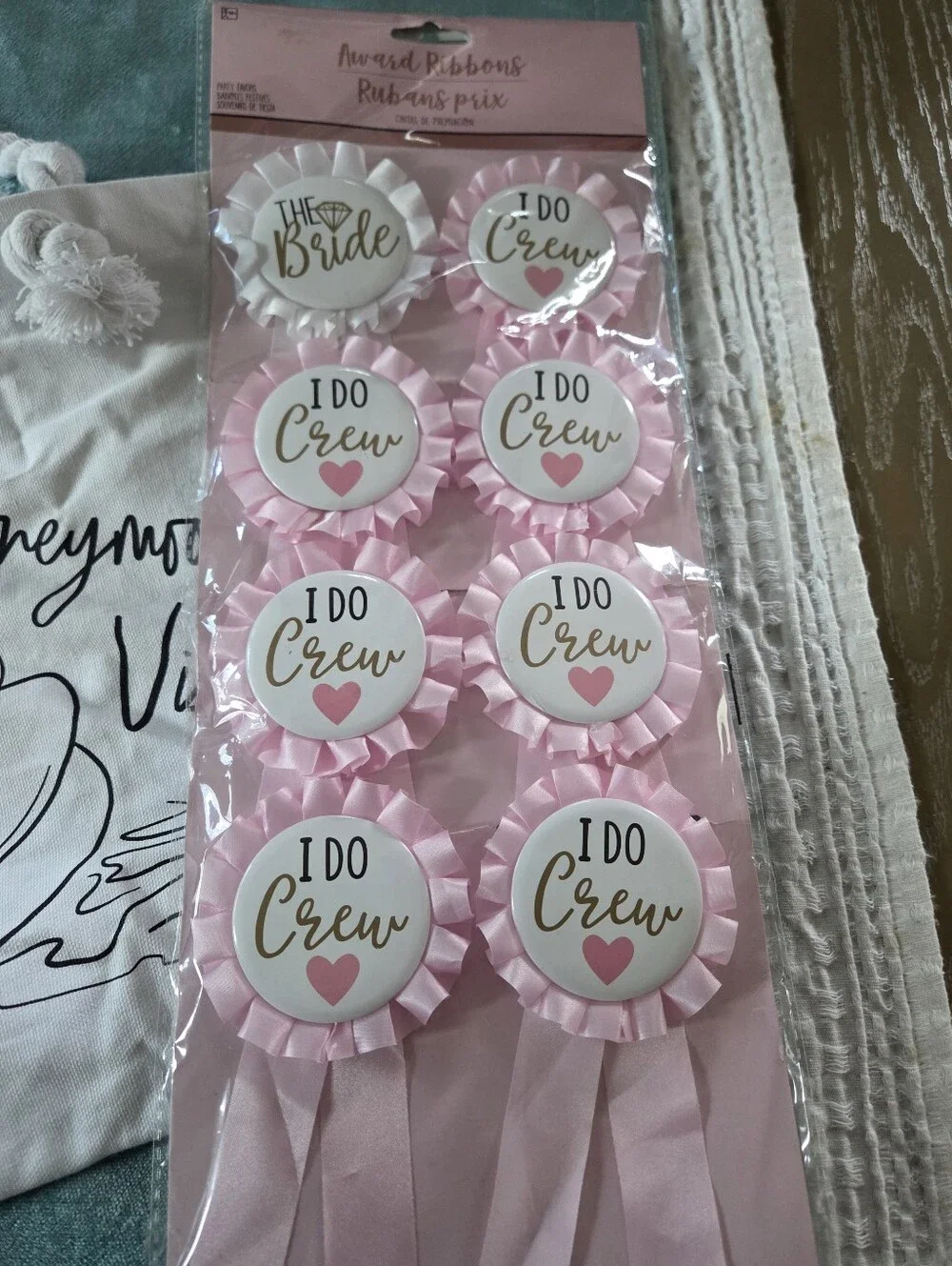 Bride Tote Bags + Pins | Bridal Bundle